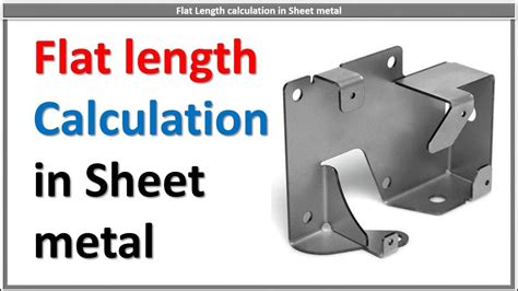 developed length formula for sheet metal|how to calculate sheet metal.